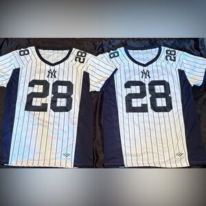 Austin Wells New York Yankees Football Jersey Size XL 2 Jerseys Total
